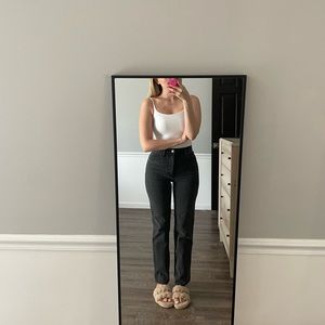 Abercrombie 90’s straight ultra high rise jeans denim